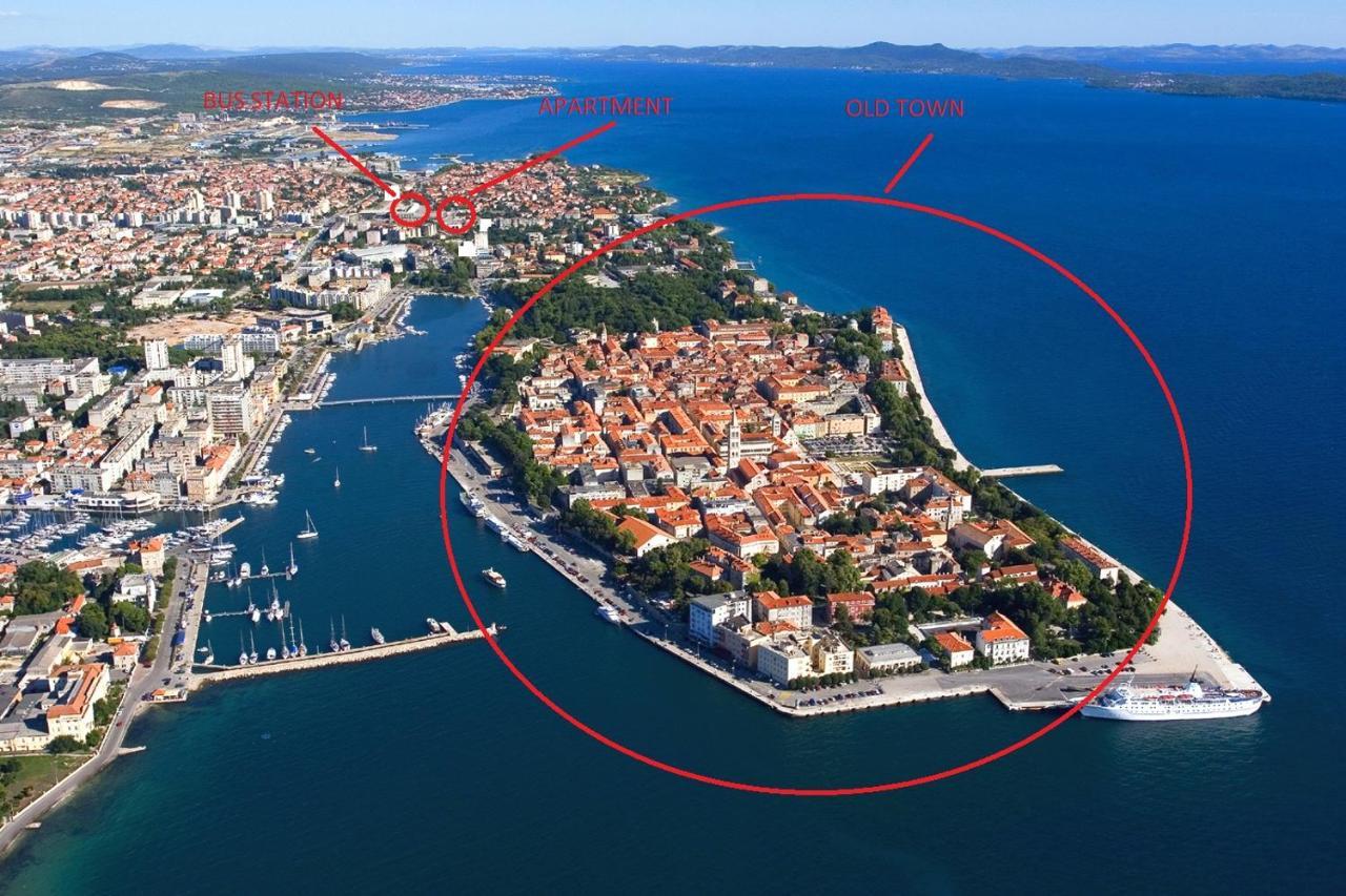 Candy Ap.-Near Center,Bus,Beach+Free Parking Place Zadar Luaran gambar